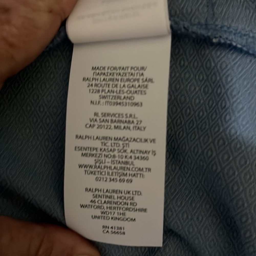 RLX Golf Techy Terry Outerwear Blue Multi Full Zip Vest - Picture 11 of 13